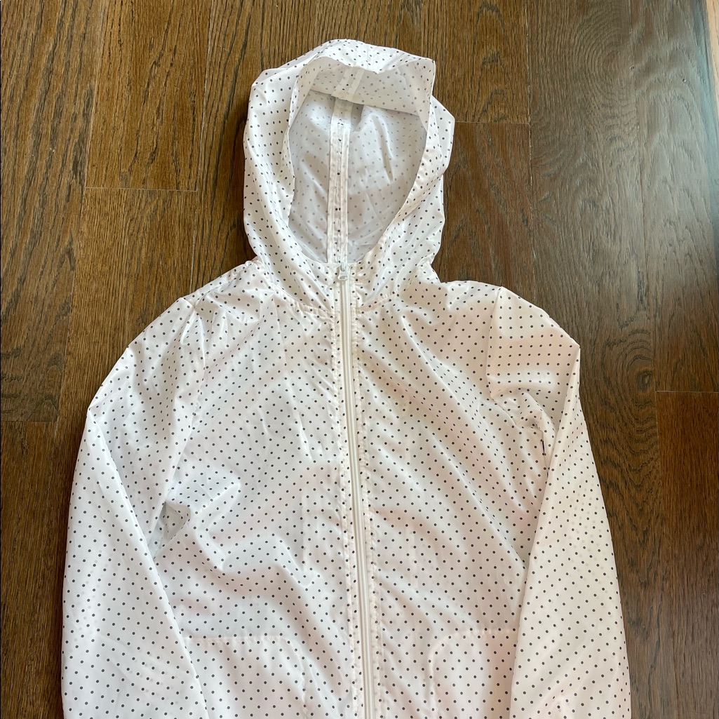 Thin Jacket With Tiny Polka Dots